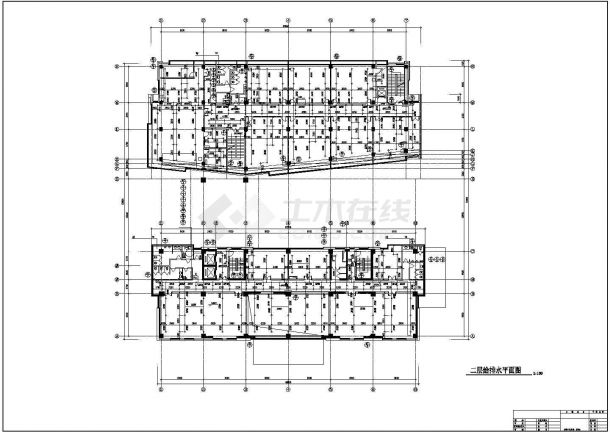 某多层办公楼建组布置参考详图-图二