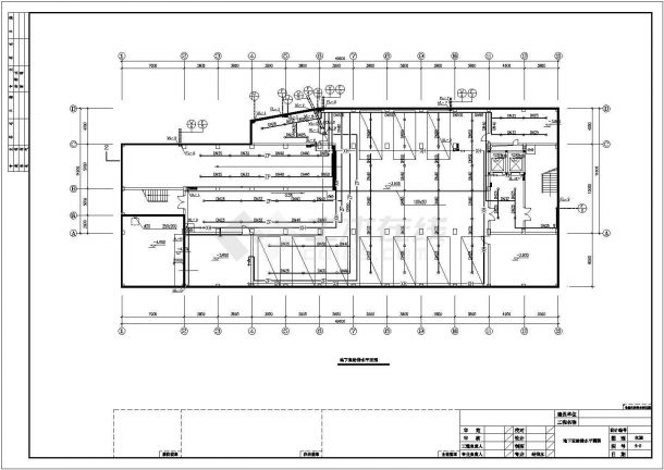 9层办公楼给排水设计CAD参考图-图二