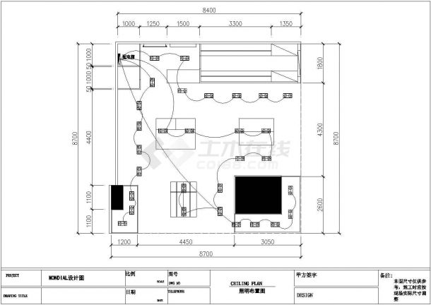  CAD interior decoration design of a clothing store - Figure 1