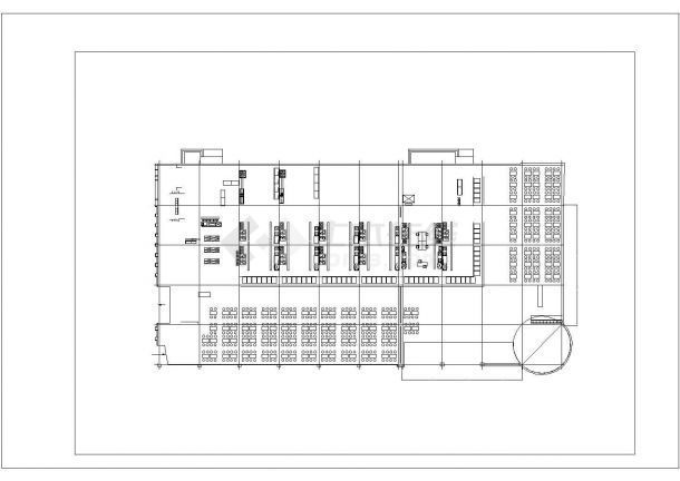 详图设计_2套食堂CAD施工图+效果图-图一