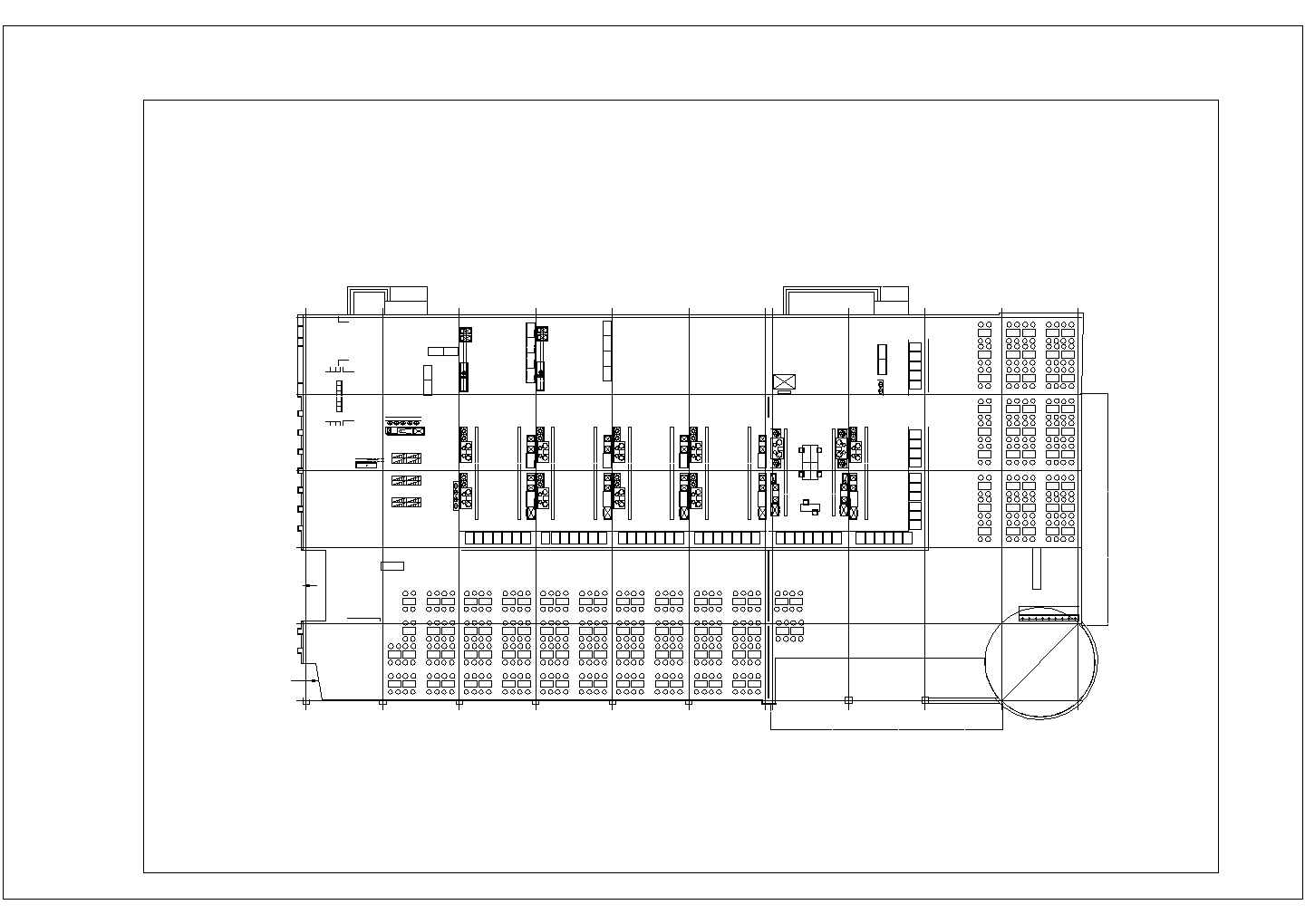 详图设计_2套食堂CAD施工图+效果图
