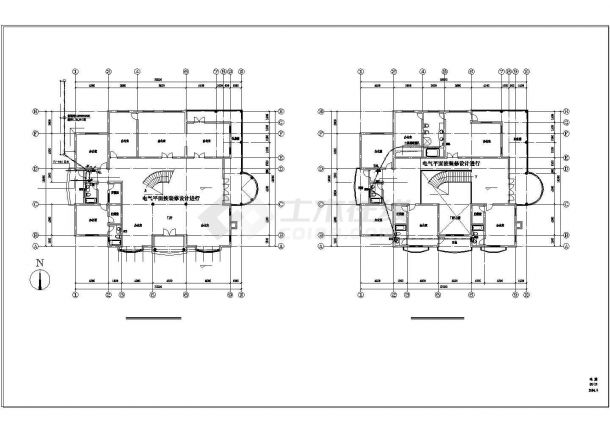 科研楼电气CAD图纸-图一