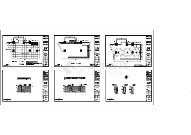 某华联商场3F—A16CAD建筑施工图-图二