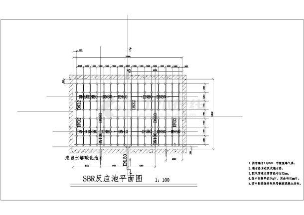 某600立方米每天屠宰鹅废水处理工程设计cad全套施工工艺图-图二