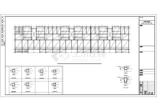 某六层砖混住宅结构CAD参考图-图二