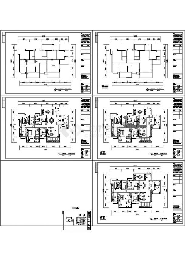某东南亚6居室大平层CAD给排水电气设计施工图纸-图一