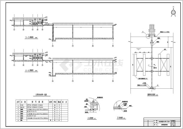某含氰电镀废水处理工程设计cad全套工艺施工图（含设计说明）-图二