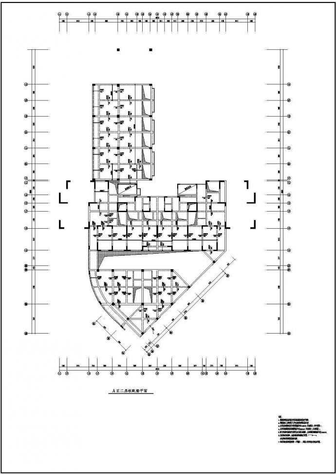 十三层框剪结构住宅结构施工详图_图1