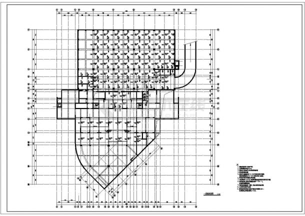 某地区十三层框剪结构住宅结构施工图-图二