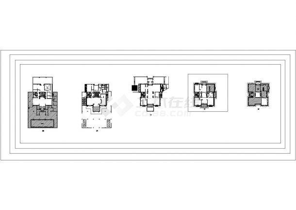 北京别墅加层开洞补板改造设计cad施工图纸-图二