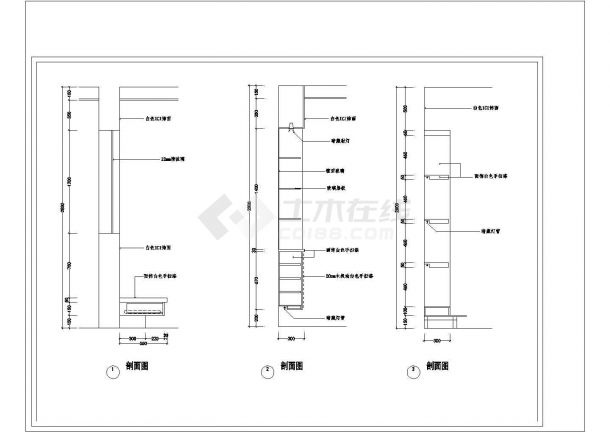  CAD construction drawing for fine decoration design of large two bedroom interior decoration - Figure 1