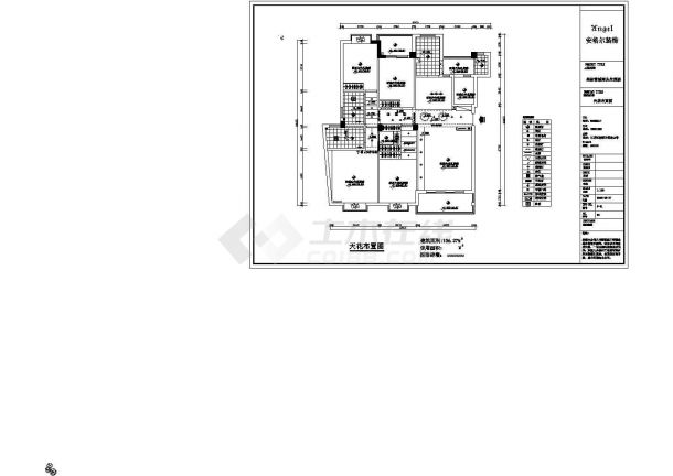 美林青城3栋设计参考CAD施工图-图一