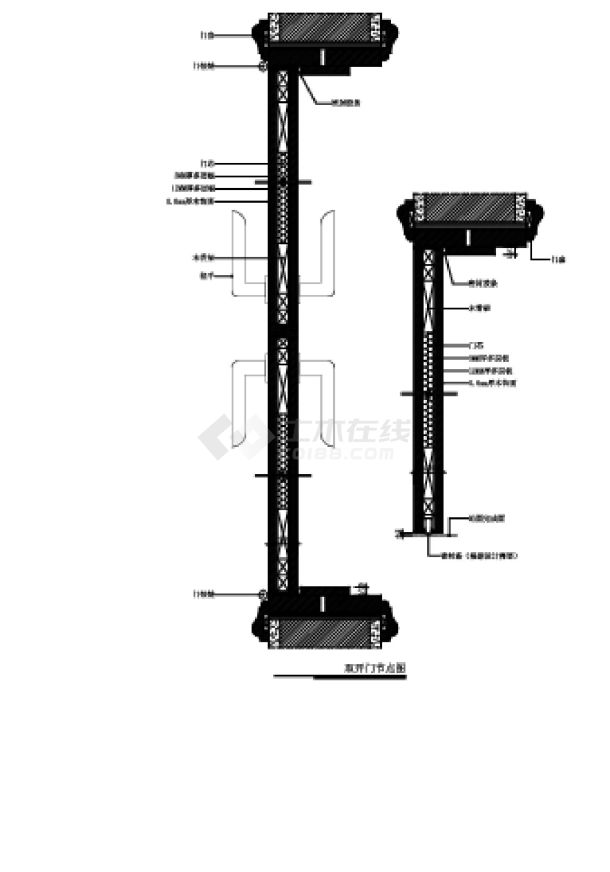 标准门双开门节点图-图一