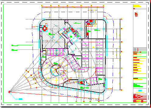 上海卢湾区新天地107-108地块酒店项目建筑设计图纸_图1