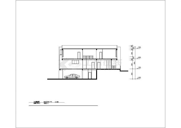 别墅设计_两层独栋现代风别墅设计图-图二