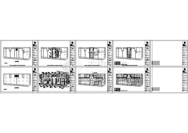 (台湾某空间设计)喜洋洋婚沙摄影店CAD室内装修设计图纸（施工图）-图一