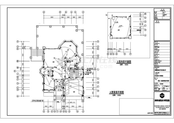上海某小区独栋别墅电气设计全套施工图纸（含电气设计说明）-图二