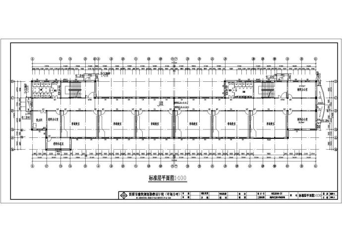 某地区教学楼CAD施工图_图1