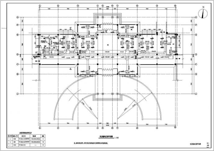某大型商业综合体暖通空调系统及动力站设计cad全套施工图（含设计说明，含6栋设计）_图1
