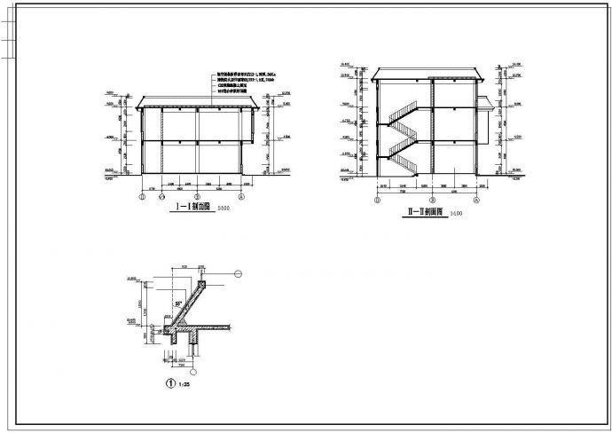 商业综合楼建筑设计CAD施工图_图1