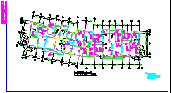 武汉某组团住宅结构钢结构CAD施工图纸-图二
