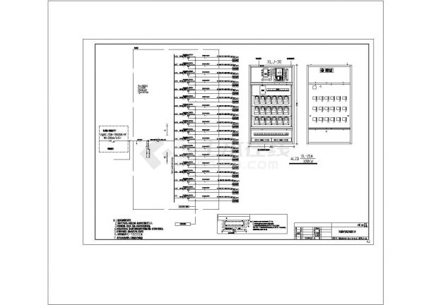 大型住宅小区变配电系统工程全套电气图纸-图二