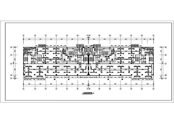 某多层宾馆中央空调设计参考CAD图-图二