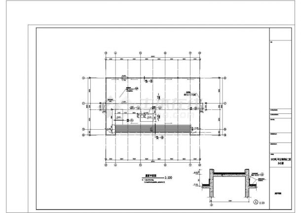 某市区五层办公楼建筑设计cad施工图-图一