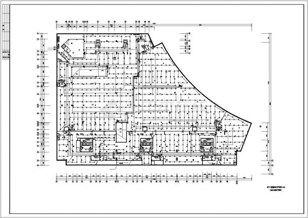 某商场地下层消防电气详细CAD布置图-图二