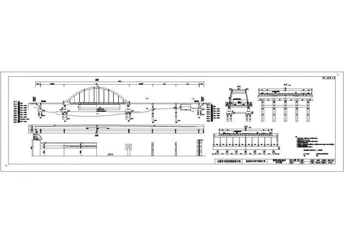 某张家港大桥CAD设计施工图纸_图1