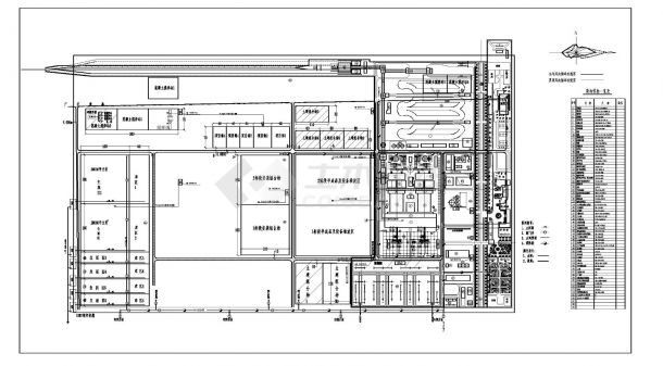 某电厂建筑CAD平面设计图-图一