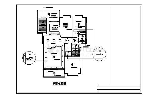  CAD layout plan of a house type decoration - Figure 2