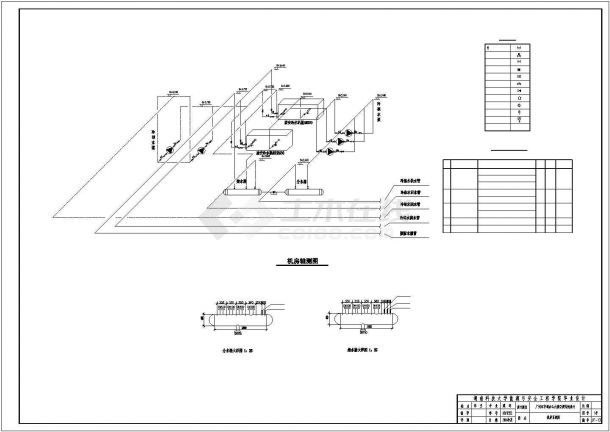 某地办公大楼空调系统设计参考CAD图-图二