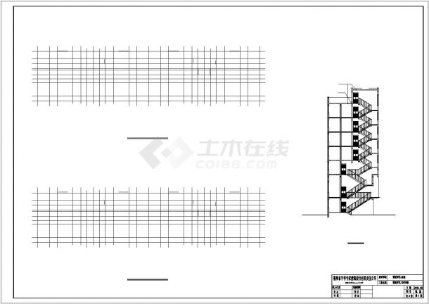 某地区全套砖混CAD施工详图-图二