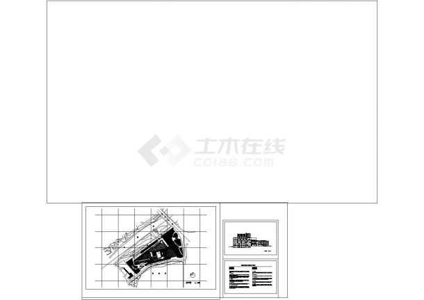 合肥图书馆中标方案【CAD建筑设计图+1JPG外观效果图】-图二