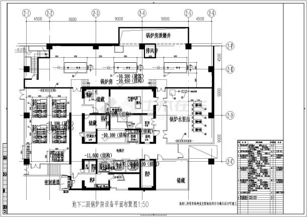 某商业办公楼综合项目空调通风及防排烟系统设计cad全套施工图（ 含设计说明）-图一