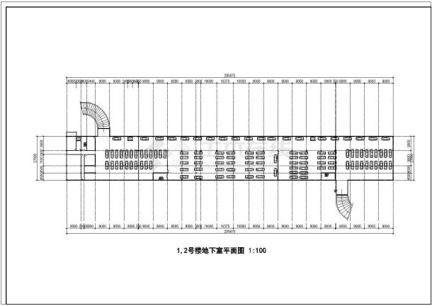 某综合楼CAD建筑设计方案图带效果图-图二