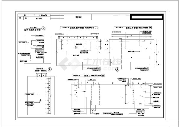 某知名足浴中心连锁店CAD室内装修设计施工图-图二