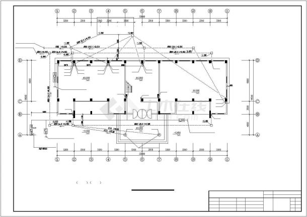 长33米 宽14.5米 5层宿舍会议综合楼给排水设计图-图二