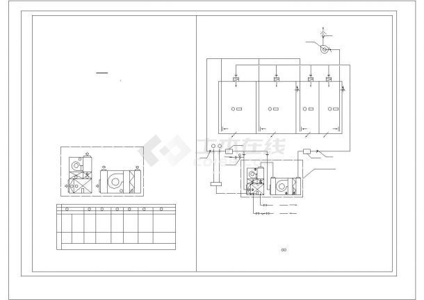某洁净室空调CAD原理图-图一