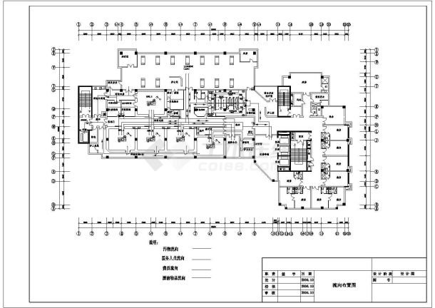 某外科医院手术室设计详图-图一