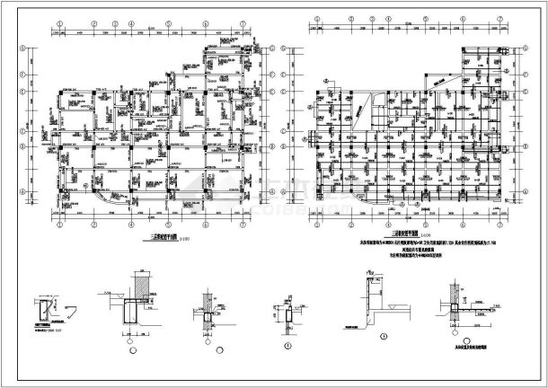 某城市多层框架结构住宅楼建筑设计结构CAD设计资料-图一