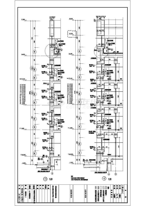 [天津]18层剪力墙结构高层住宅结构施工CAD图（短肢剪力墙）-图二