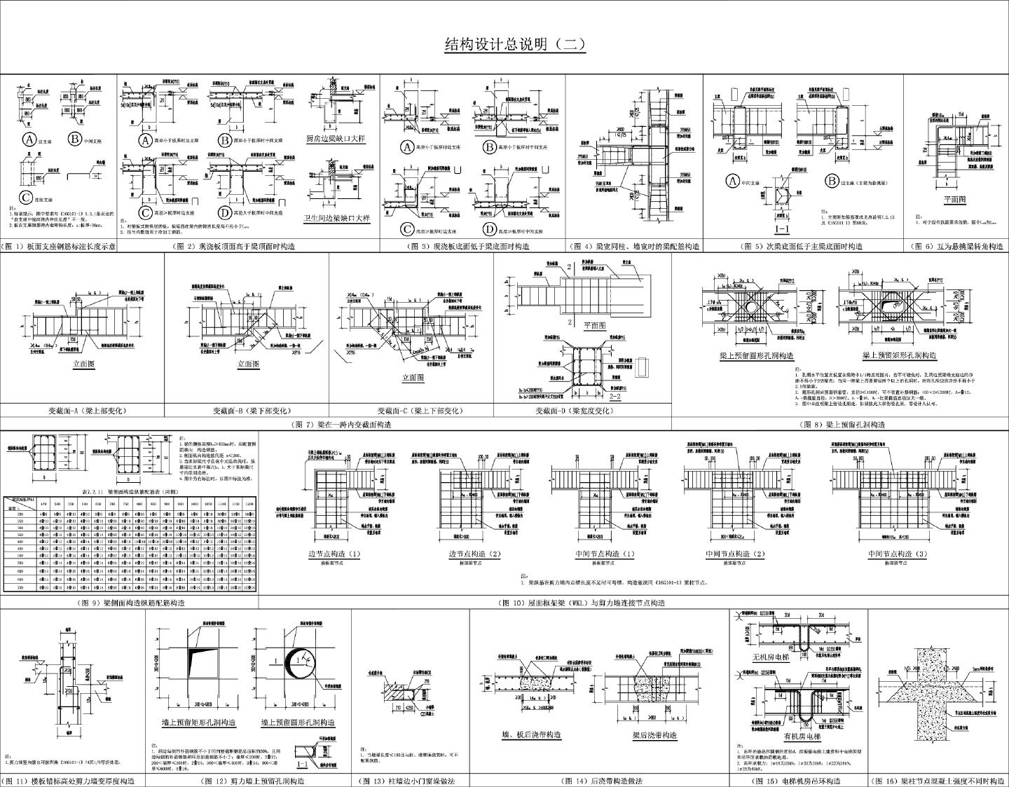 结构施工图设计总说明-郑州版CAD图.dwg