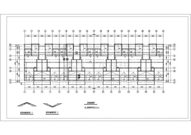 某地区六层高级跃层砖混宿舍楼建筑设计结构CAD资料-图一