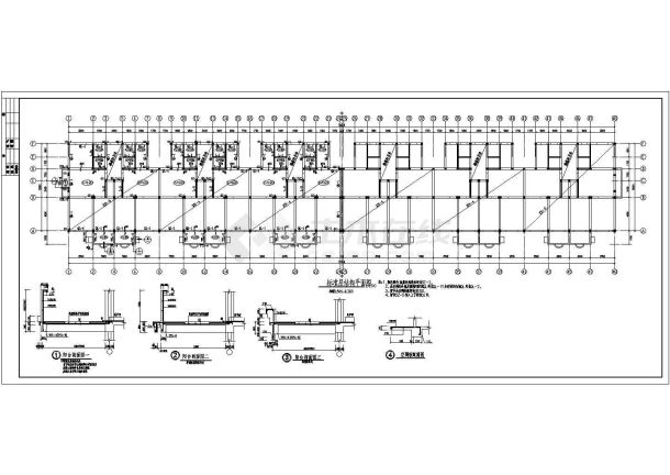 某城市高层小区砖混商住楼建筑设计结构CAD资料-图一