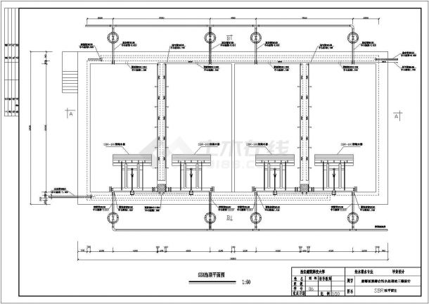 某城市大型综合污水处理站内部电气基本设计CAD资料-图一