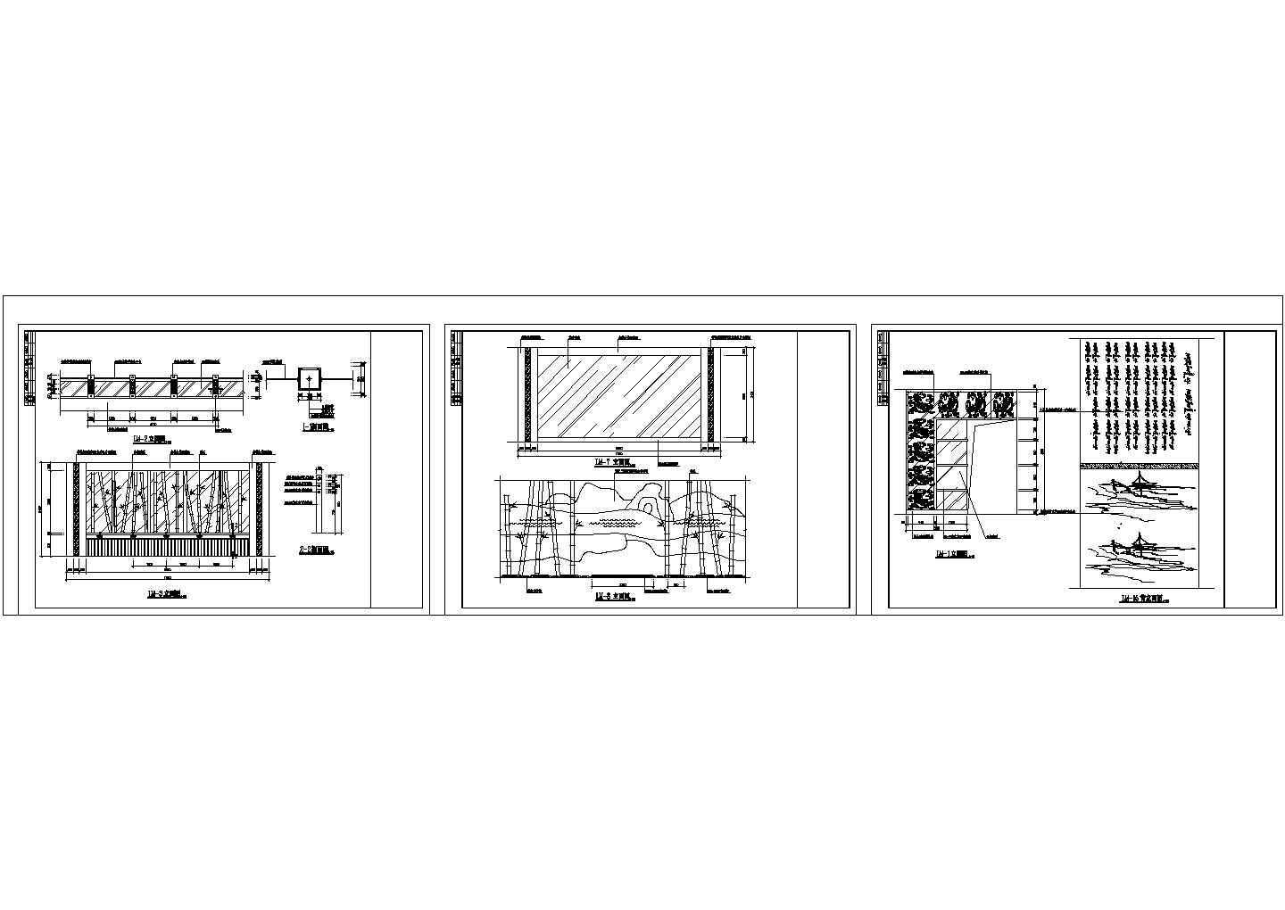 某中式风格火锅餐饮链锁店CAD室内装修设计图