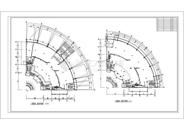 信阳市某工厂3670平米3层综合楼空调和新风系统全套设计CAD图纸-图一