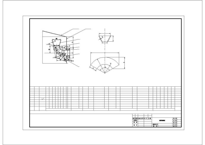 某类型水箱设计参考CAD图纸_图1